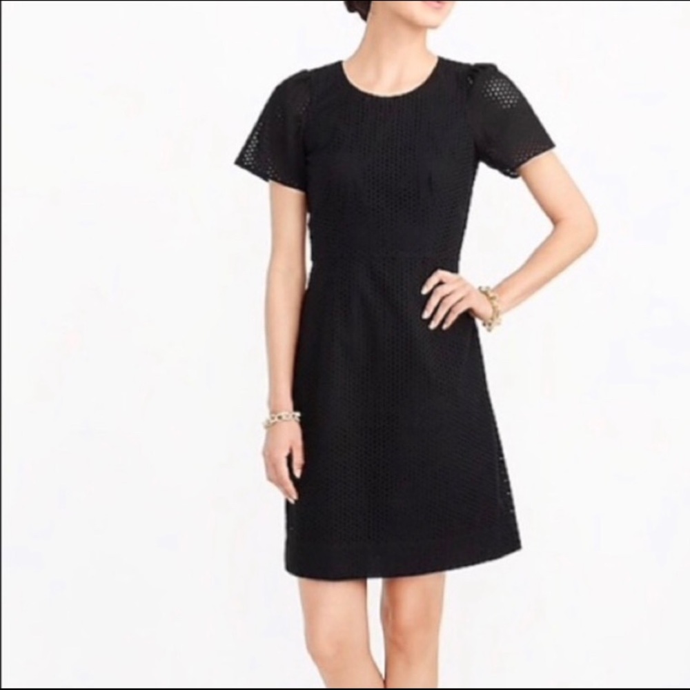J crew black dress